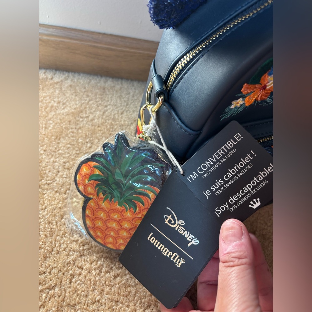 Aloha Mickey Disney Loungefly Convertible Limited Edition 1000 Bag - Picture 2 of 11